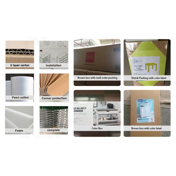 Ultra Strong Load Bearing Wooden Shoe Holder Melamine Coated Particle Board