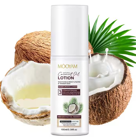 Coconut Oil Facial Lotion Hydrating Moisturizing Fully Locks In Moisture For