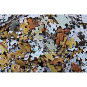 Full Color Custom Printed Puzzles Jigsaw Christmas Animal Theme 500pc