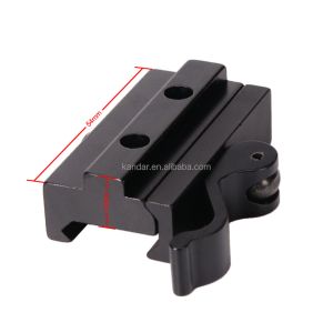 Cheap All-metal Riser Mount Adapter for 21mm to 11mm Clamp Bracket in Black Aluminium Alloy for sale