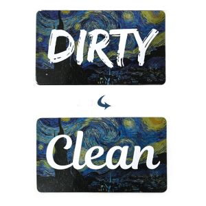 odm CE Reversible Magnetic Dishwasher Clean Sign Dirty Indicator