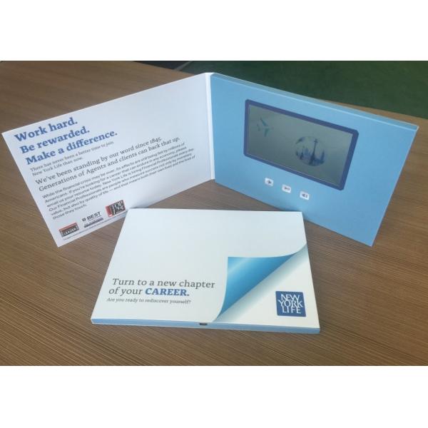 Advertisement and promotion Use 5inch LCD screen dynamic video brochure with A5