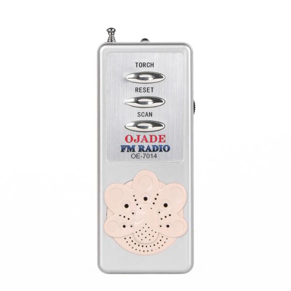 Quality Battery Powered Handheld FM Radio 3.5 MM Headphone 88-108 MHz FM Frequency Range wholesale