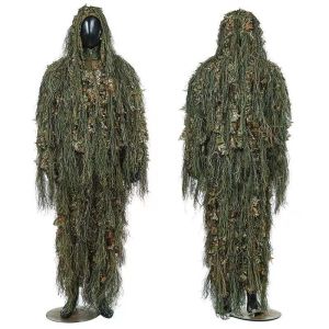 3x 4x Army Ghillie Suit Camouflage Outdoor Ultralight Tactical Military