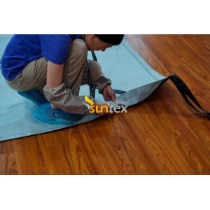 Extra Large PRO Car Easy Carry Fire Blanket 6X8m Silicon Coated for Vehicles with Backpack