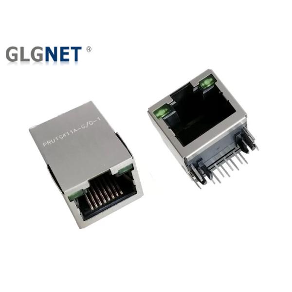 Quality Ethernet Router Connector RJ45 Modular Jack 10 / 100 Through Hole Mounting Type wholesale