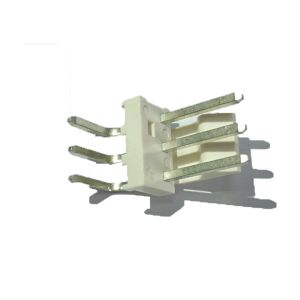 White Wafer VH3.96 Ritght Angle Type1 PA66 SN Plated Connector Wire To Board