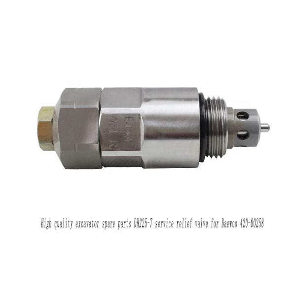 High Quality Excavator Spare Parts DH225-7 Service Relief Valve For Daewoo 420-00258
