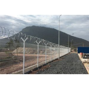 Welded Fence Panel For Airport Perimeter Security Fencing For Perimeter Fence