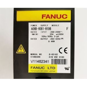 Cheap A06B-6081-H106 Fanuc Servo Drive with AC/DC Power Supply and 12 Months for sale