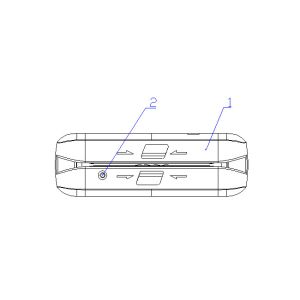 Dual-Heads Magnetic Card reader / Dual-faced Magnetic Card Reader with wide