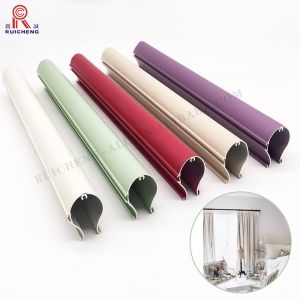 6m Aluminium Curtain Rail Track , TUV Aluminium Corded Curtain Track
