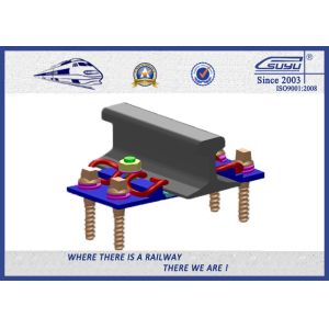 Cheap Rubber Pad / Elastic Clip And Base Plate Rail Fastening System SKL12 For Subway for sale