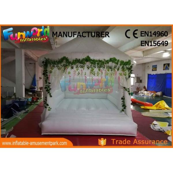 Quality White Jumper Inflatable Wedding Bouncy Castle With 1 Year Warranty wholesale
