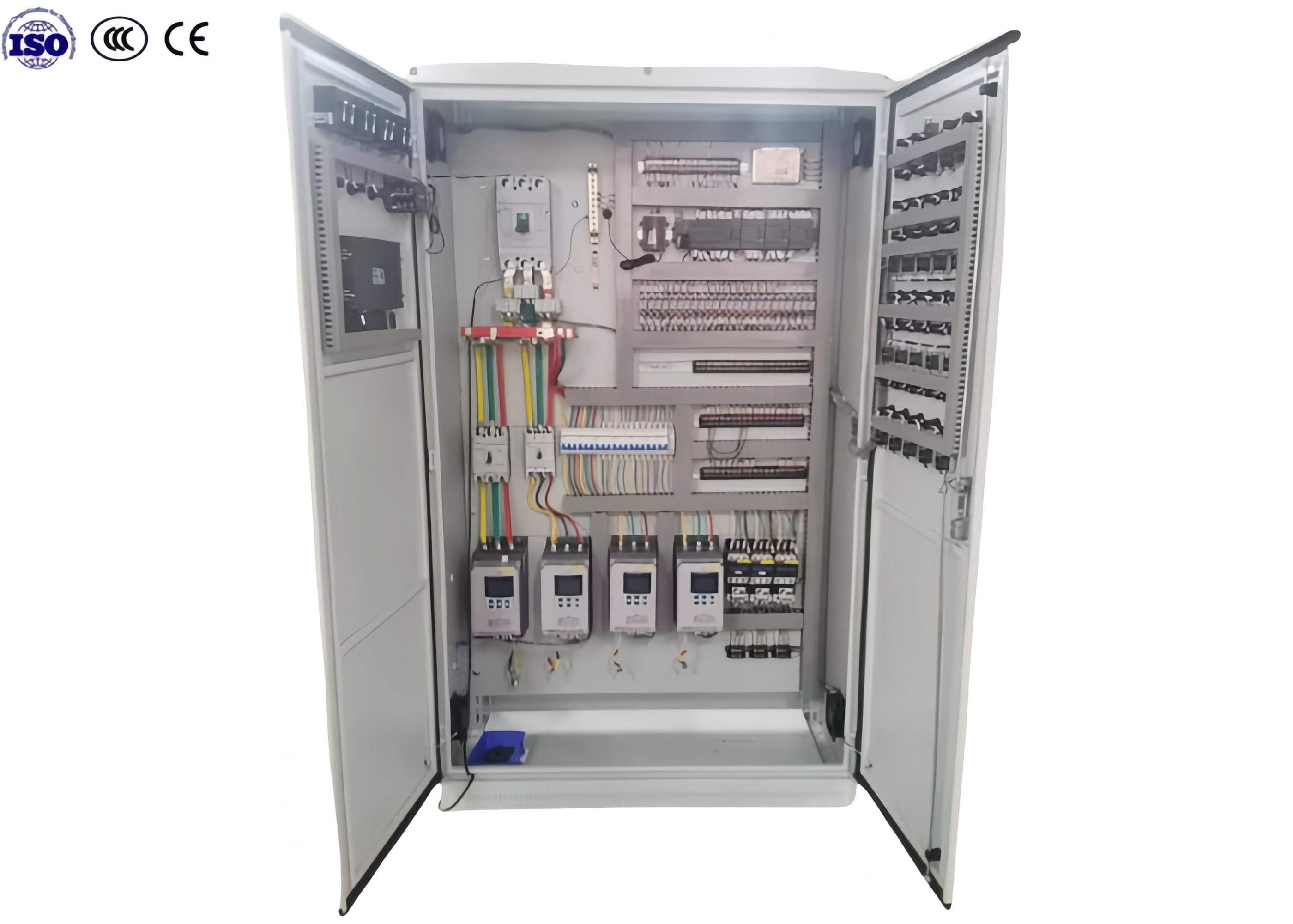 Wastewater Treatment PLC Control Cabinet Metal Intelligent HMI Control Box