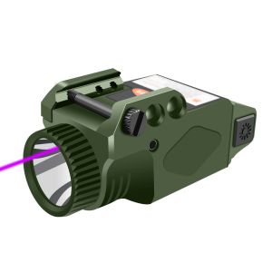 China Aluminium Shotgun Laser Sight Tactical Light Flashlight 500 Lumen Purple on sale
