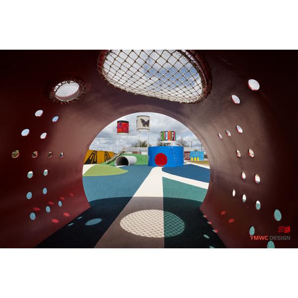 SCULPTURE of Outdoor Children's Playground Construction and Park Amusement Facilities