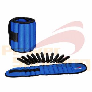 Adjustable 5LB pair Wrist & Ankle Weights blue
