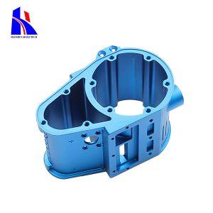 Blue Drilling CNC Machining Parts Plating Surface Treatment ISO9001