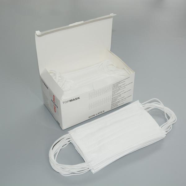 Disposable Earloop Face Mask 17.5 * 9.5cm Breathable Non Woven Medical Face Mask