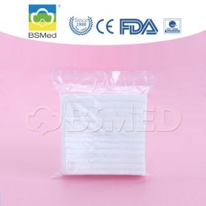 100% Natural Cosmetic Cotton Pads Plain Pattern 0.4 - 0.6g Custom Size