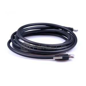 High flex Shielded Cat5e Cable , RJ45 Ethernet Cable with Screw Lock For Dynamic