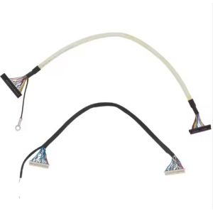Micro Coax Lvds Cable 20 30 40 Pin Custom Lcd Screen Micro Coaxial Lvds Ipex