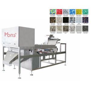 CCD Plastic Flake / Bottles Belt Color Sorting Machine 500kg/H Remote Control