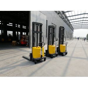 2000kg Battery Manual 1000mm Semi Electric Pallet Stacker