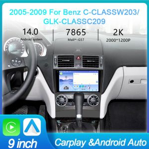 China ABS 9Inch Car Android Stereo with 7865 Navigation for Benz C-CLASSW203 GLK-CLASSC209 2005-2009 | 5-8 Days Delivery on sale