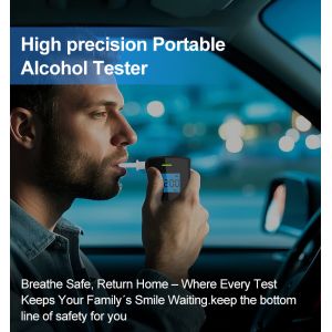 Portable Digital Breathalyzer Alcohol Tester Gas Analyzers Product Category