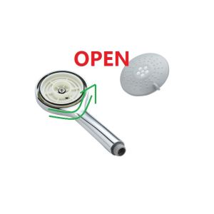 Clear Impurities W10cm Bathroom Handheld Shower ABS TPR chrome