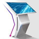 All In One Self Check Kiosk Horizontal Multimedia Display Android Windows