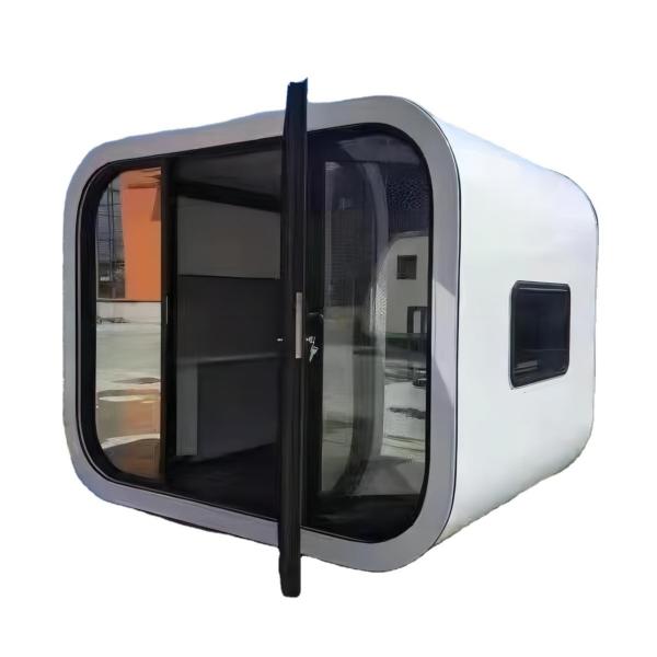 Quality Hotel Indoor Apple Cabin Office Pod Garden Office Container House with Light Steel Structure Frame wholesale