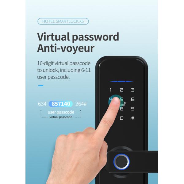 Wifi Bedroom Door Lock Fingerprint Easy Install