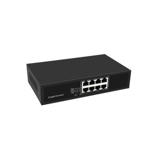 RTL8370N 8 Port Industrial PoE Switch Multipurpose Anti Interference