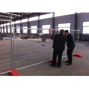 Cheap Durable Building Site Fence Panels / Retractable Temporary Fence For Rental House for sale