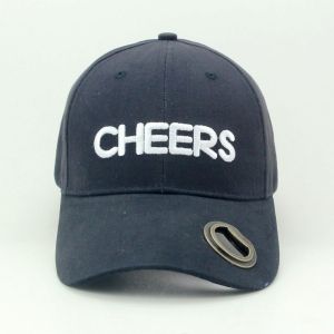 6 Panel Custom Logo Bottle Opener Baseball Cap Polyester ODM OED