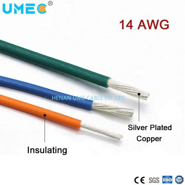 AFR250 wire Silver-plated Copper Conductor PTFE Insulated single wire 1x0.2mm²/1