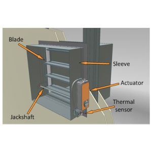 Blade Flange Fire Damper Roll Forming Machine