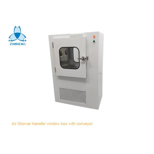 Quality Electric Interlocked Air Shower Pass Box Transfer Windows With SS304 Roller Conveyor wholesale