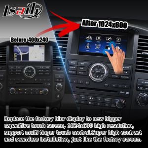 HD multi finger touch screen upgrade for Nissan Pathfinder R51 carplay android