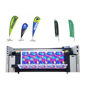 China Voltage 380V Continuous Inkjet Printer Flag Printing System 6500W Gross Power on sale