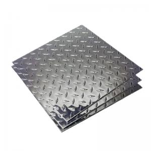 China MS Mild Steel Stainless Steel Chequered Plate Embossed SS400 on sale