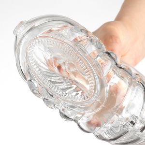 500ml OEM ODM Clear Transparent Super Flint Cognac Glass Bottle with Hot