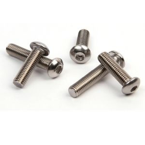 SS Hex Socket Round Button Head Screw with Metric Coarse Thread ISO 7380/ ASME