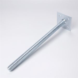 34mm Solid Q235 Scaffolding Jack Base Adjustable