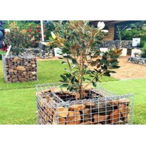 Heavy Welded Wire Mesh Used As Decorative Gabion In Landscap Construction