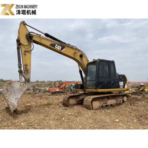 Used Cat 313 Excavator 13 Ton Road Building Equipment with 0.65m3 Bucket