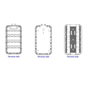Trunk Cable FTTX Enclosure IP67 Pre-Assembled Waterproof With ODVA OptiTap